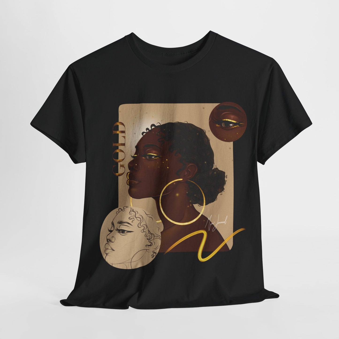 Gold Woman Heavy Cotton T-Shirt [1st Edition]