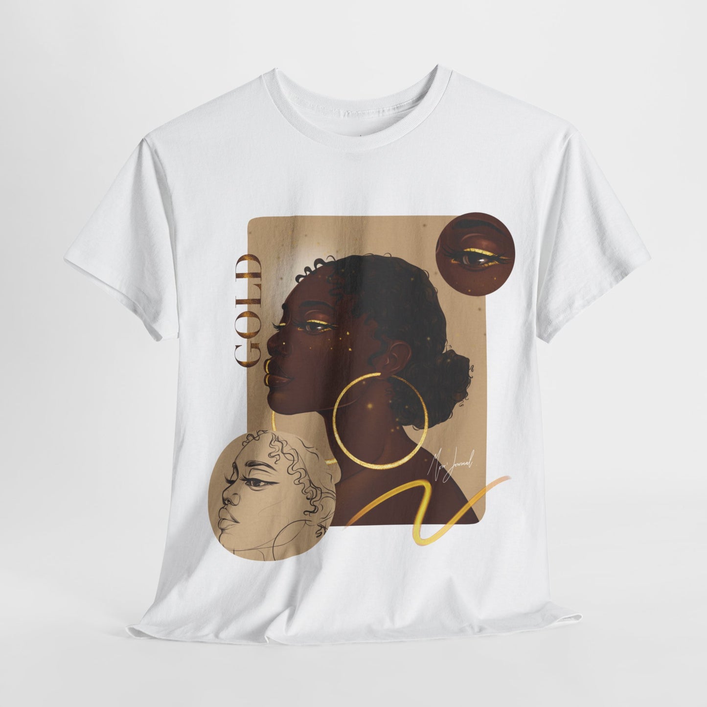 Gold Woman Heavy Cotton T-Shirt [1st Edition]